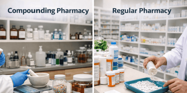 Compounding Pharmacy vs Regular Pharmacy