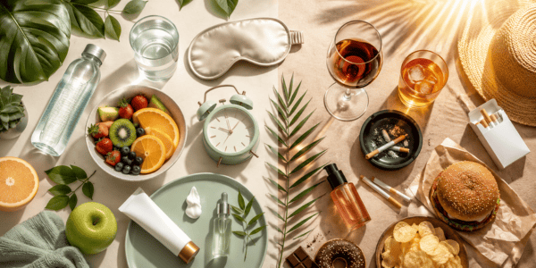 Lifestyle Choices Affect Skin Aging